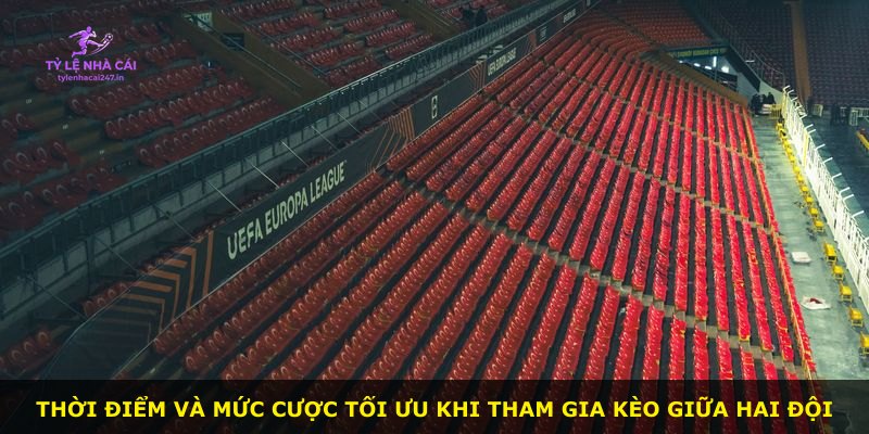 Thời điểm và mức cược tối ưu khi tham gia kèo giữa hai đội