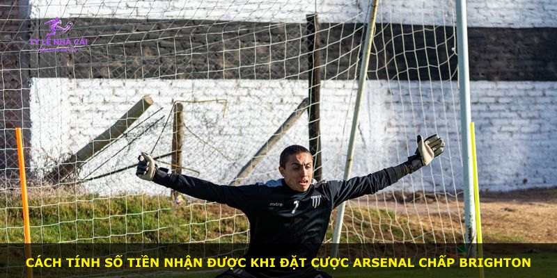 Cách tính số tiền nhận được khi đặt cược Arsenal chấp Brighton