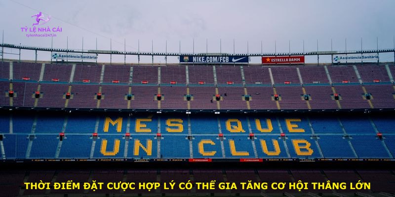 Thời điểm đặt cược hợp lý có thể gia tăng cơ hội thắng lớn