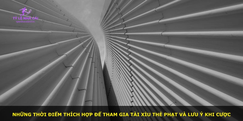 Những thời điểm thích hợp để tham gia Tài Xỉu Thẻ Phạt và lưu ý khi cược