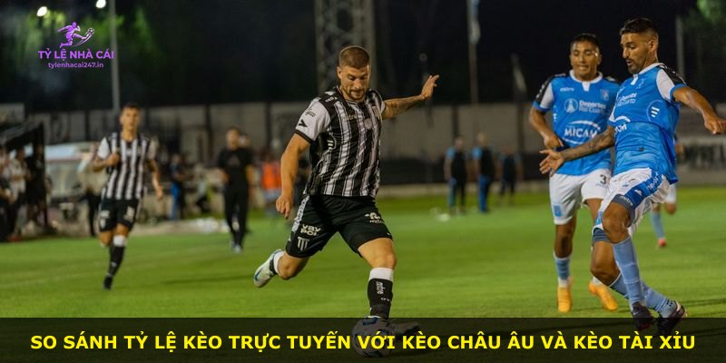 So sánh tỷ lệ kèo trực tuyến với kèo châu Âu và kèo tài xỉu